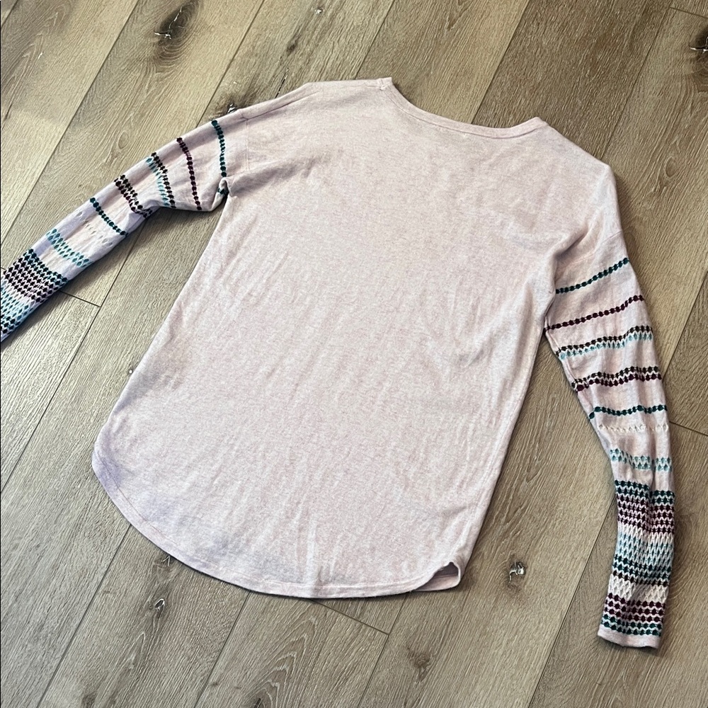 Smartwool ~ soft pink, wool blend sweater, base layer, size M - Picture 8 of 14